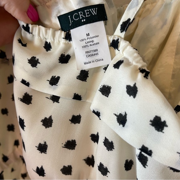 J Crew Polka Dot Spaghetti Strap Dress - Picture 2 of 3